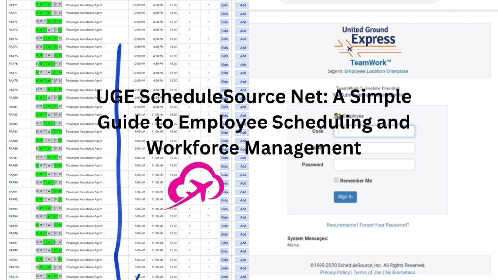 uge schedulesource net