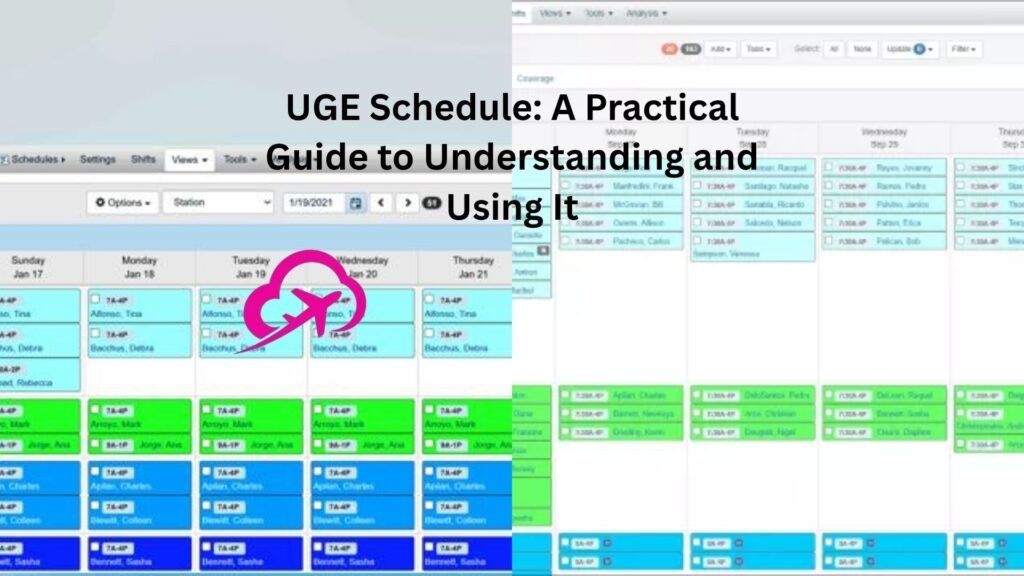 uge schedule